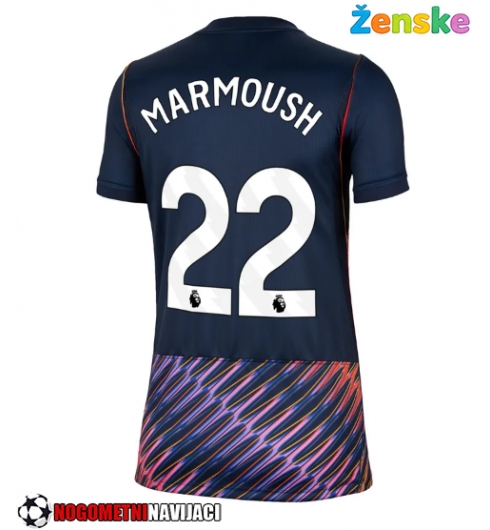 Ženske Nogometnih dresov Tottenham Hotspur Omar Marmoush #22 Gostujoči 2026-27 Kratki rokavi Ženske Nogometnih dresov Tottenham Hotspur Omar Marmoush #22 Gostujoči 2026-27 Kratki rokavi